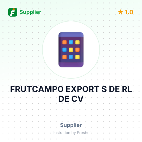 FRUTCAMPO EXPORT S DE RL DE CV – summary card, no photo uploaded yet