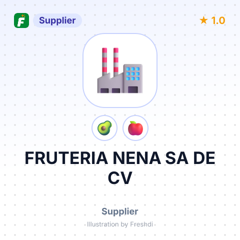 FRUTERIA NENA SA DE CV – summary card, no photo uploaded yet