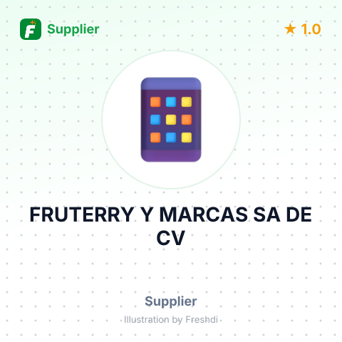 FRUTERRY Y MARCAS SA DE CV – summary card, no photo uploaded yet