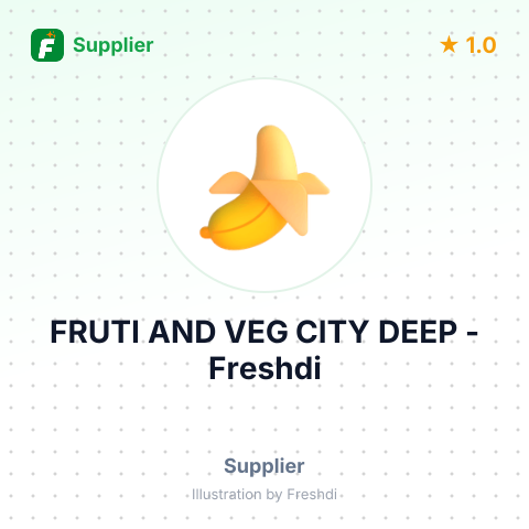 FRUTI AND VEG CITY DEEP – summary card, no photo uploaded yet