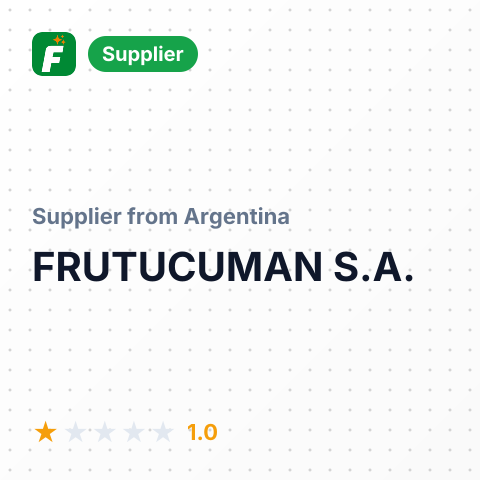 FRUTUCUMAN S.A. – summary card, no photo uploaded yet