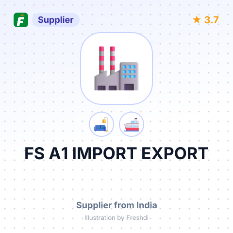 FS A1 IMPORT EXPORT – summary card, no photo uploaded yet