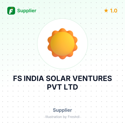 FS INDIA SOLAR VENTURES PVT LTD – summary card, no photo uploaded yet