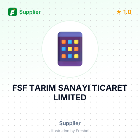 FSF TARIM SANAYI TICARET LIMITED – summary card, no photo uploaded yet