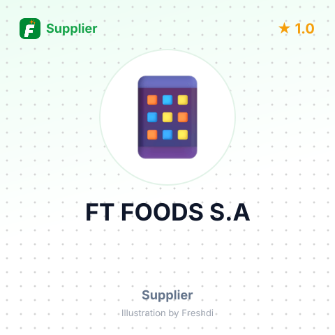 FT FOODS S.A – summary card, no photo uploaded yet