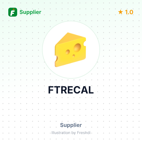 FTRECAL – summary card, no photo uploaded yet