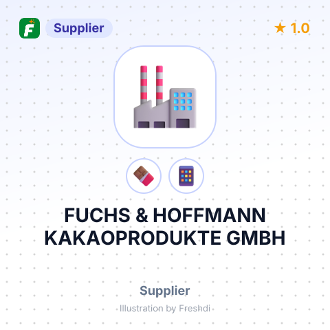 FUCHS & HOFFMANN KAKAOPRODUKTE GMBH – summary card, no photo uploaded yet