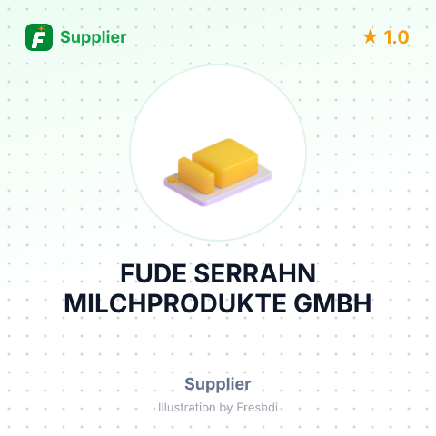 FUDE SERRAHN MILCHPRODUKTE GMBH – summary card, no photo uploaded yet