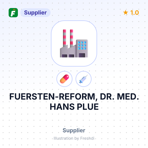 FUERSTEN-REFORM, DR. MED. HANS PLUE – summary card, no photo uploaded yet