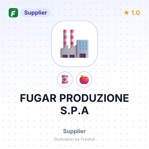 FUGAR PRODUZIONE S.P.A – summary card, no photo uploaded yet