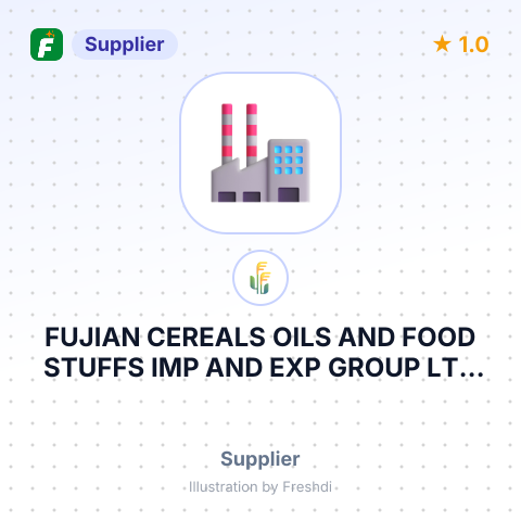 FUJIAN CEREALS OILS AND FOOD STUFFS IMP AND EXP GROUP LTD CORP – summary card, no photo uploaded yet