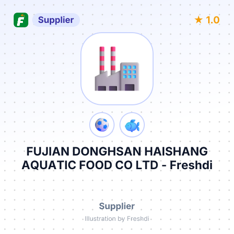 FUJIAN DONGHSAN HAISHANG AQUATIC FOOD CO LTD – summary card, no photo uploaded yet