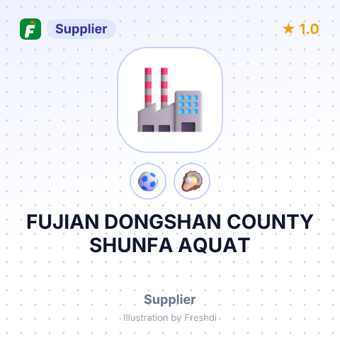 FUJIAN DONGSHAN COUNTY SHUNFA AQUAT – summary card, no photo uploaded yet