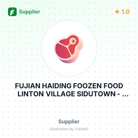 FUJIAN HAIDING FOOZEN FOOD LINTON VILLAGE SIDUTOWN – summary card, no photo uploaded yet