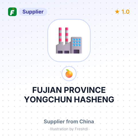 FUJIAN PROVINCE YONGCHUN HASHENG – summary card, no photo uploaded yet