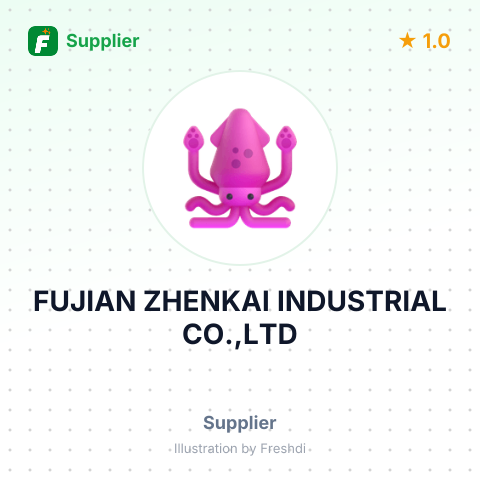 FUJIAN ZHENKAI INDUSTRIAL CO.,LTD – summary card, no photo uploaded yet