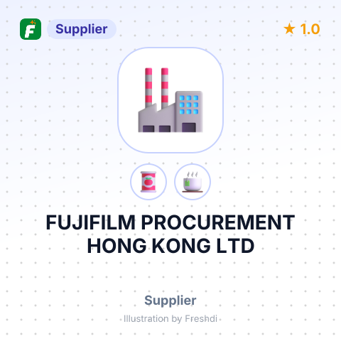 FUJIFILM PROCUREMENT HONG KONG LTD – summary card, no photo uploaded yet