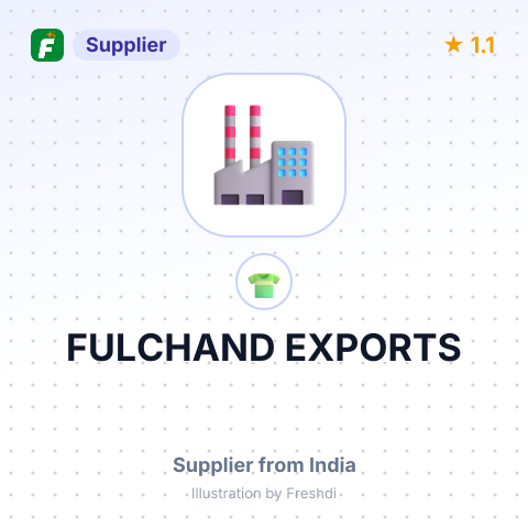 FULCHAND EXPORTS – summary card, no photo uploaded yet
