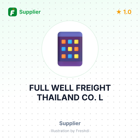 FULL WELL FREIGHT THAILAND CO. L – summary card, no photo uploaded yet