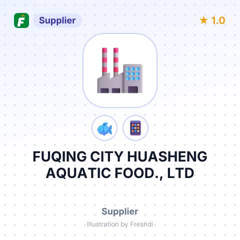 FUQING CITY HUASHENG AQUATIC FOOD., LTD – summary card, no photo uploaded yet