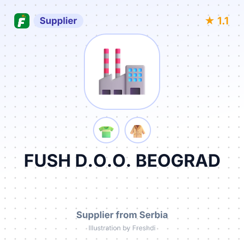 FUSH D.O.O. BEOGRAD – summary card, no photo uploaded yet