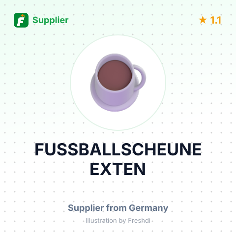 FUSSBALLSCHEUNE EXTEN – summary card, no photo uploaded yet