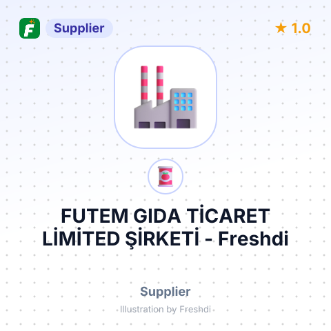 FUTEM GIDA TİCARET LİMİTED ŞİRKETİ – summary card, no photo uploaded yet