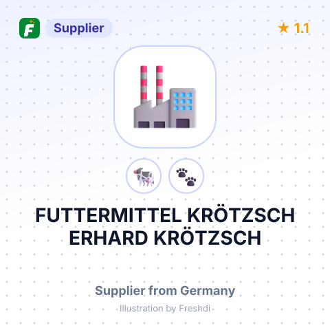 FUTTERMITTEL KRÖTZSCH ERHARD KRÖTZSCH – summary card, no photo uploaded yet