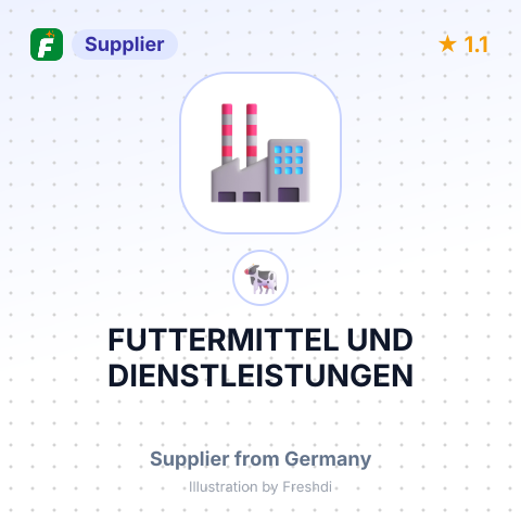 FUTTERMITTEL UND DIENSTLEISTUNGEN – summary card, no photo uploaded yet