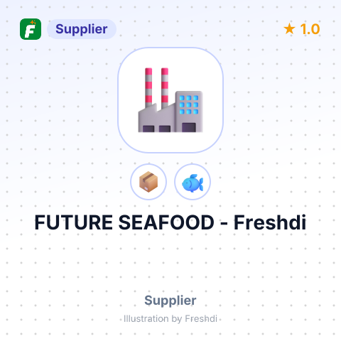 FUTURE SEAFOOD – summary card, no photo uploaded yet