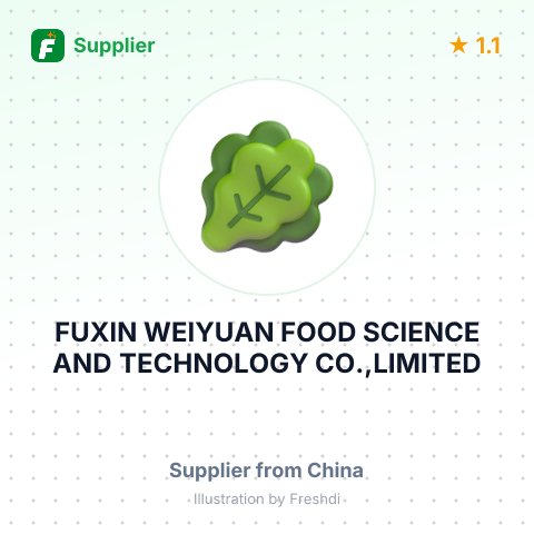 FUXIN WEIYUAN FOOD SCIENCE AND TECHNOLOGY CO.,LIMITED – summary card, no photo uploaded yet