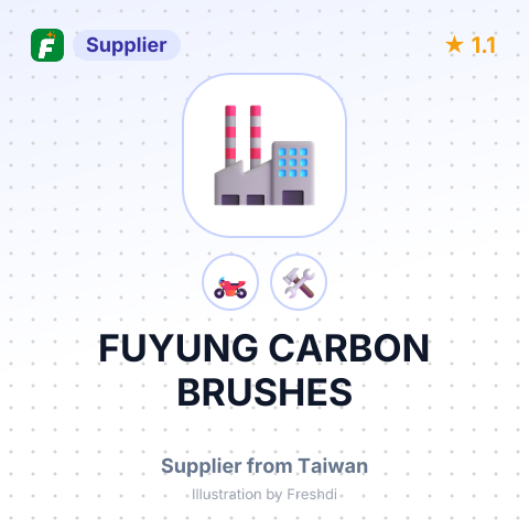 FUYUNG CARBON BRUSHES – summary card, no photo uploaded yet