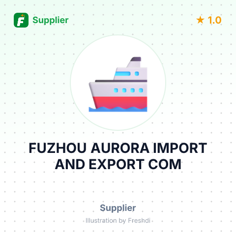FUZHOU AURORA IMPORT AND EXPORT COM – summary card, no photo uploaded yet