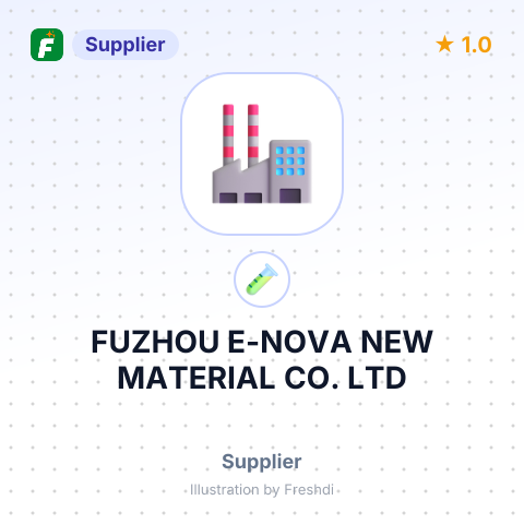 FUZHOU E-NOVA NEW MATERIAL CO. LTD – summary card, no photo uploaded yet