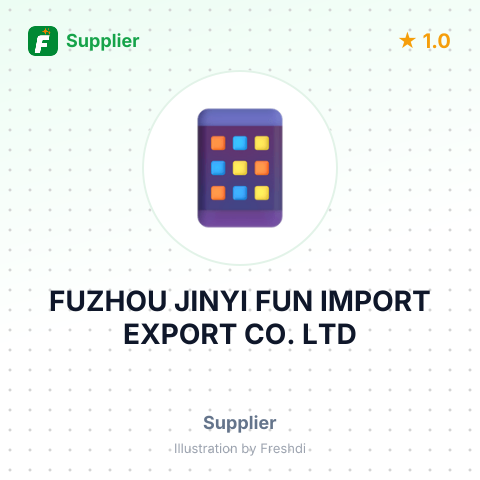 FUZHOU JINYI FUN IMPORT EXPORT CO. LTD – summary card, no photo uploaded yet