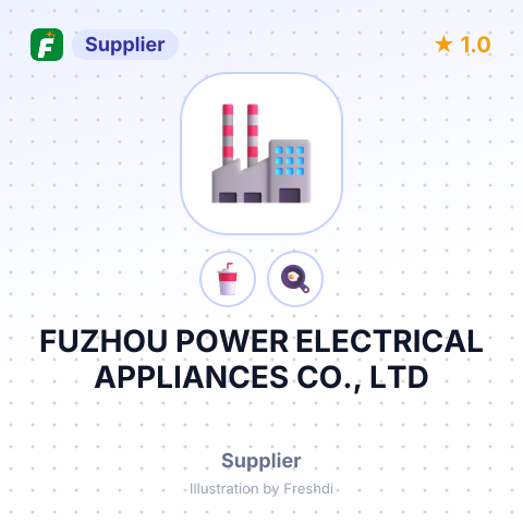 FUZHOU POWER ELECTRICAL APPLIANCES CO., LTD – summary card, no photo uploaded yet