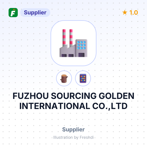 FUZHOU SOURCING GOLDEN INTERNATIONAL CO.,LTD – summary card, no photo uploaded yet