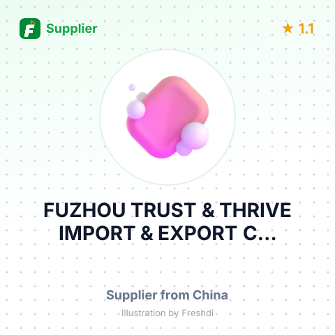 FUZHOU TRUST & THRIVE IMPORT & EXPORT C... – summary card, no photo uploaded yet