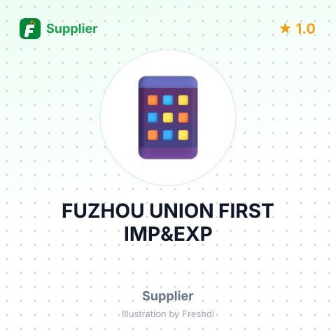 FUZHOU UNION FIRST IMP&EXP – summary card, no photo uploaded yet