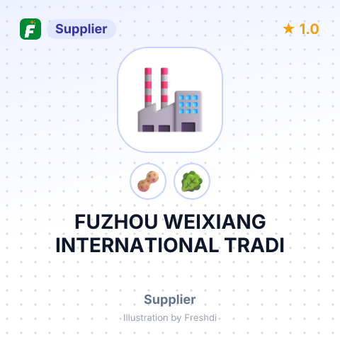 FUZHOU WEIXIANG INTERNATIONAL TRADI – summary card, no photo uploaded yet
