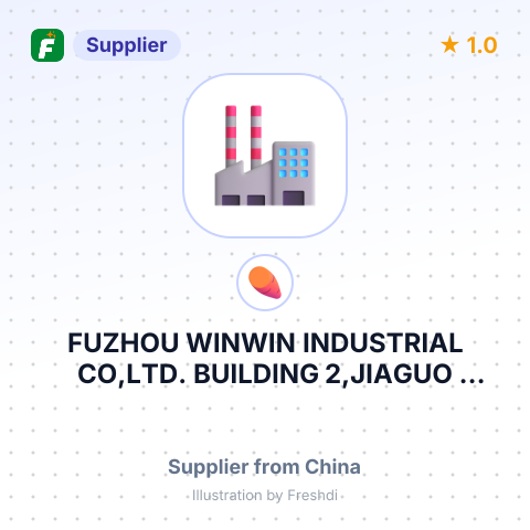 FUZHOU WINWIN INDUSTRIAL CO,LTD. BUILDING 2,JIAGUO ROAD,FUZHOU,FUJIAN CHINA. – summary card, no photo uploaded yet