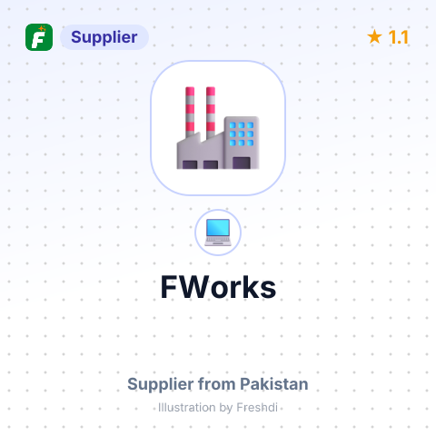 FWorks – summary card, no photo uploaded yet