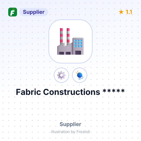 Fabric Constructions ***** – summary card, no photo uploaded yet