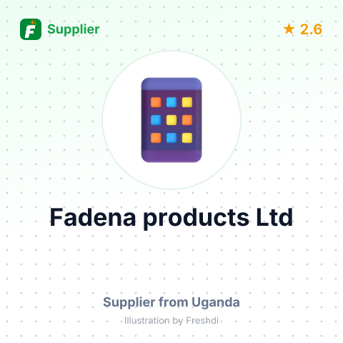 Fadena products Ltd – summary card, no photo uploaded yet