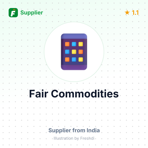 Fair Commodities  – summary card, no photo uploaded yet