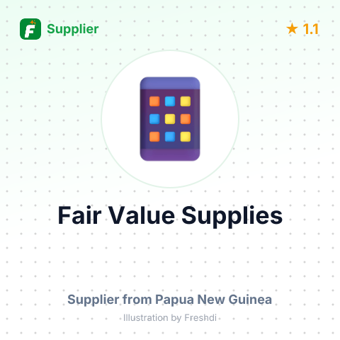 Fair Value Supplies  – summary card, no photo uploaded yet