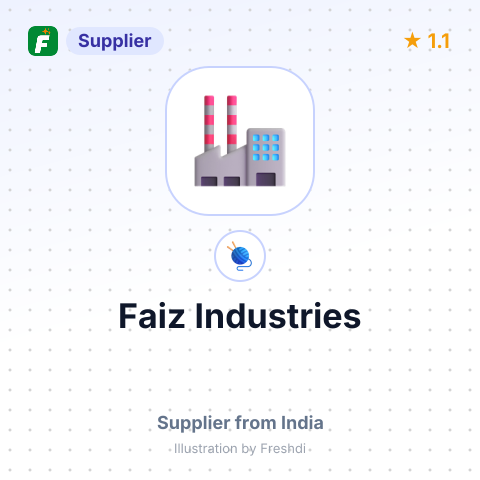 Faiz Industries  – summary card, no photo uploaded yet