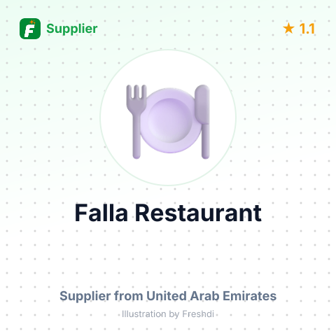 Falla Restaurant – summary card, no photo uploaded yet