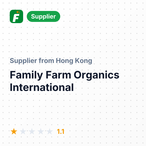 Family Farm Organics International  – summary card, no photo uploaded yet