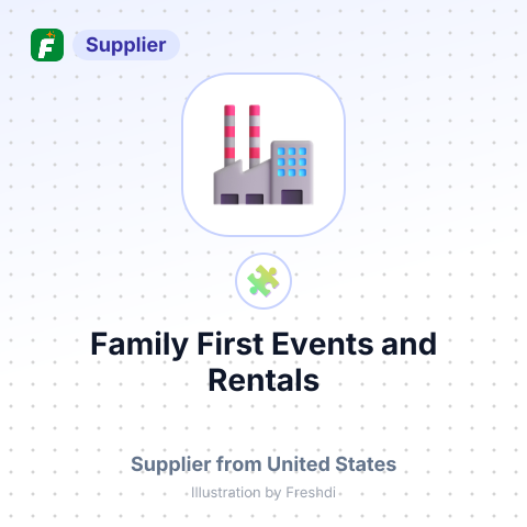 Family First Events and Rentals – summary card, no photo uploaded yet